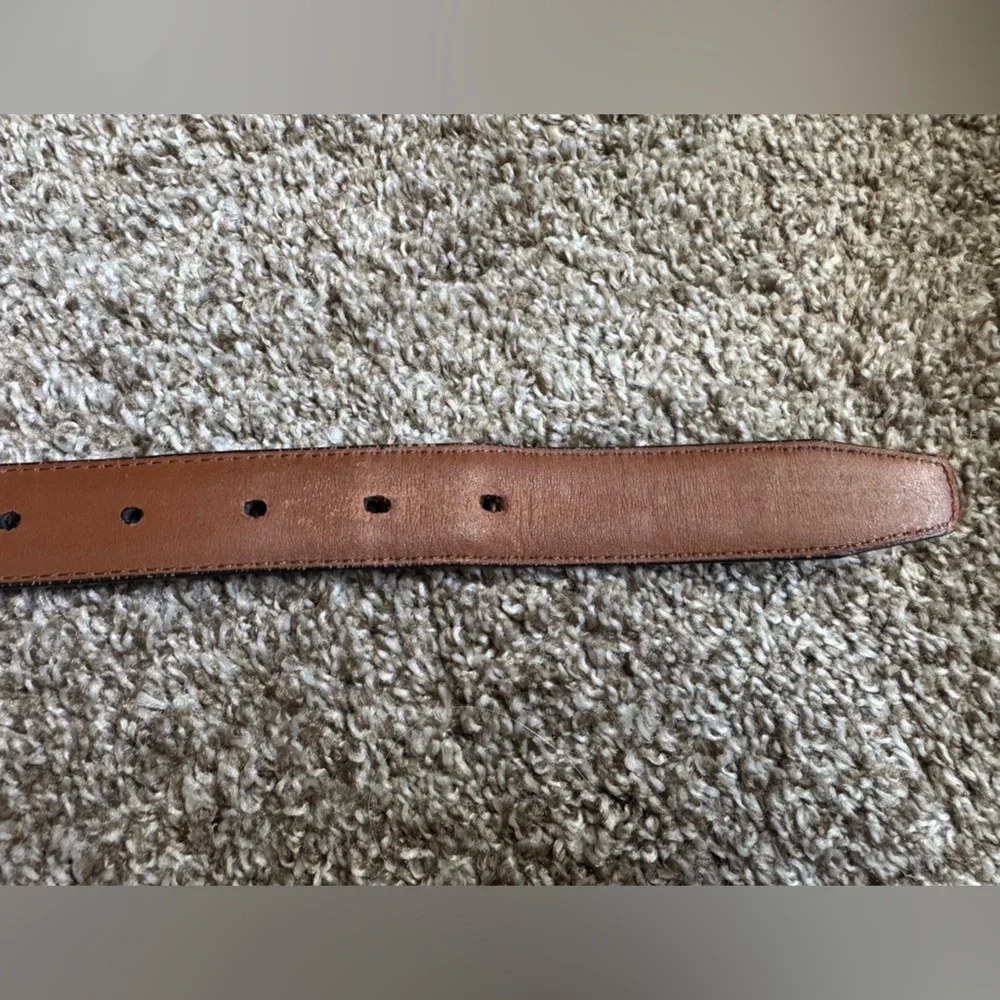 L.L. Bean Men's Brown Leather Belt